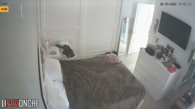 Italian couple fucking on holiday - hidden video, look