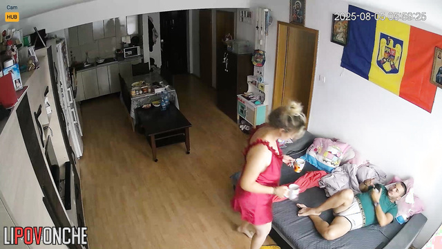 Blonde hasn't seen her boyfriend for a long time and now she wants to fuck