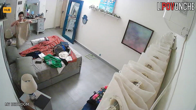 Solo secret video - new neighbor installed a cam in her bedroom