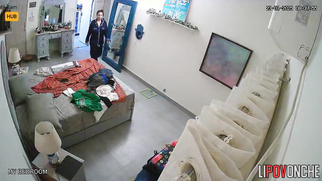 Solo secret video - new neighbor installed a cam in her bedroom
