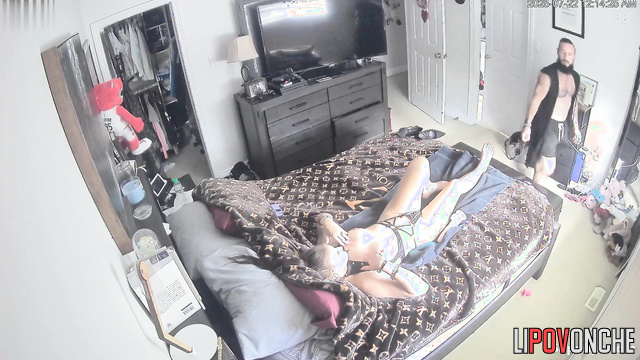 Couple decided to diversify their intimate life, look