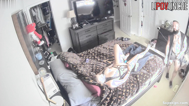 Couple decided to diversify their intimate life, look