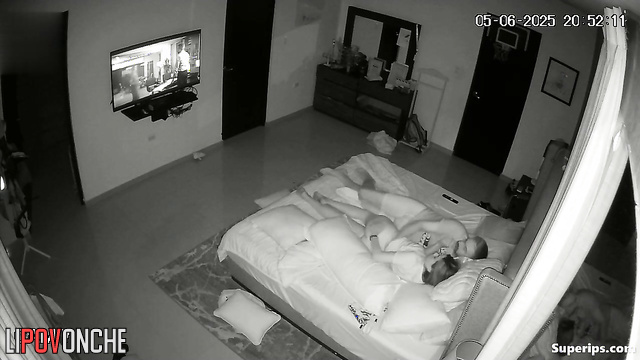 Caressing my wife's tender buttocks led to playing with her hot pussy