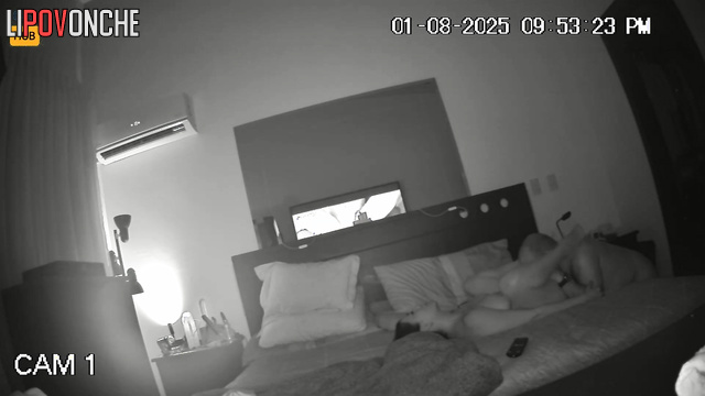 This couple enjoying oral sex, unaware that the camera sees everything