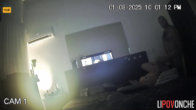 This couple enjoying oral sex, unaware that the camera sees everything
