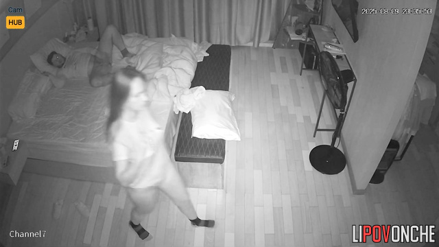 Naked people fucking, not knowing each move is captured / hidden cam
