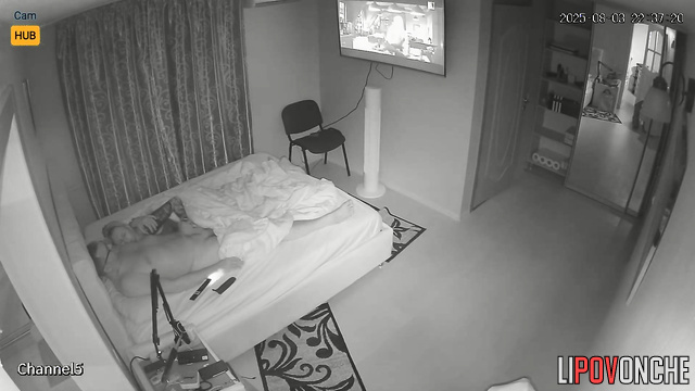 Russian couple fucking in doggystyle, not realizing neighbor observes them