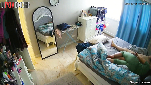 Fat man fucked his lady not knowing someone is recording them