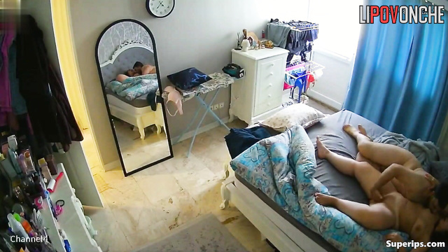 Fat man fucked his lady not knowing someone is recording them
