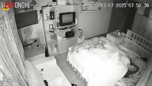 They loved each other at night, not knowing someone is recording them