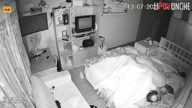 They loved each other at night, not knowing someone is recording them