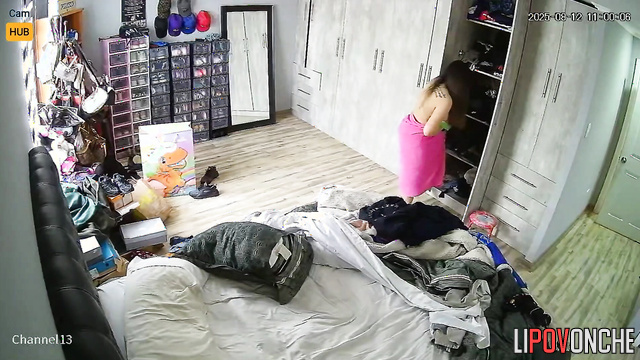 She decided to change her clothes before going to bed