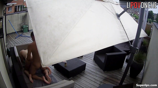 A married couple has sex in their backyard without worrying about their neighbors