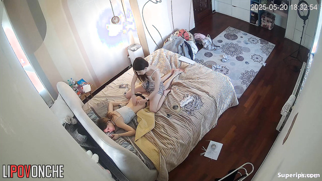 Friend giving another butt massage, it is so hot, look