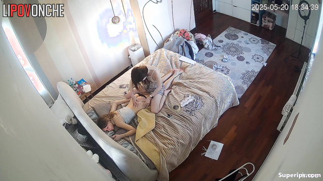 Friend giving another butt massage, it is so hot, look
