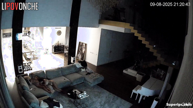 He didn't see the camera placed neatly on the high shelf