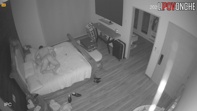 Nobody realized a secret camera was fixed behind the curtain