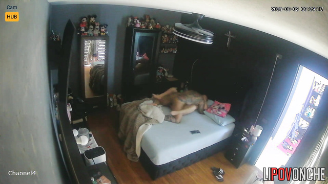 They were unaware that a camera recorded them in the bedroom