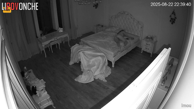 Couple didn't notice the small cam watching their hot fuck from the corner