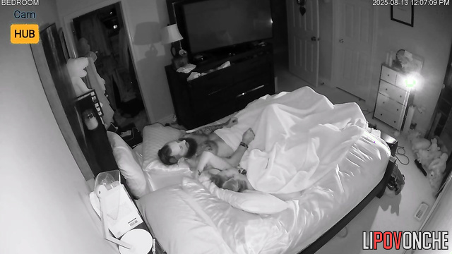 Tattooed couple had no idea that someone installed a camera in their room