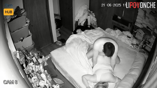 Lover woke up a fat Mexican woman by fucking her in her big ass