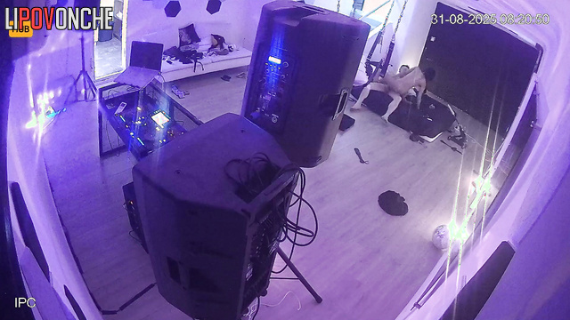 A brutal DJ fucked a seductive Jewish girl right in his studio