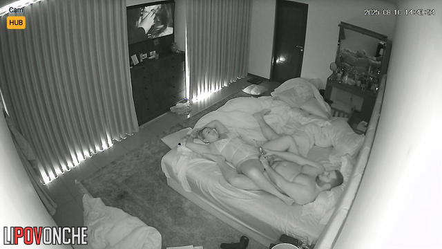 Luxurious milf put on her best sexy lingerie for sex with a real man