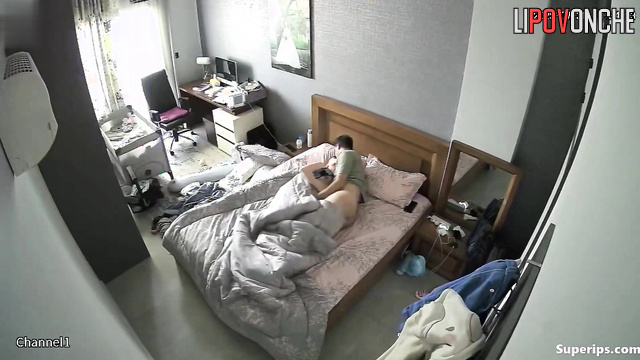 Blonde and brunet enjoying their love on fresh sheets