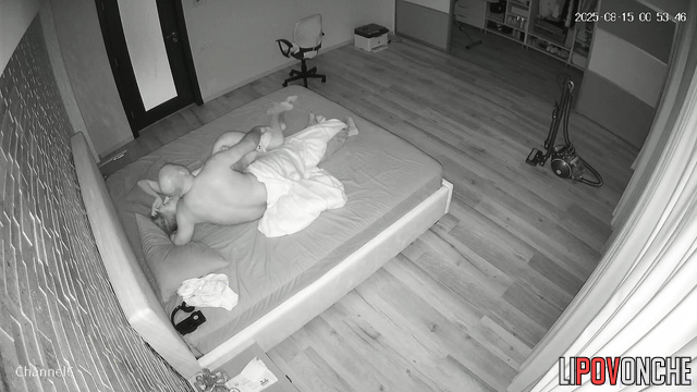 This beauty loves to ride it, bedroom hidden cam, look
