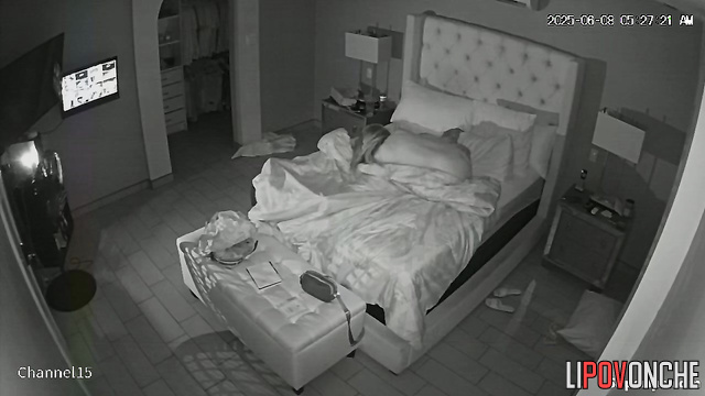 In the bedroom, invisible eyes followed every glance