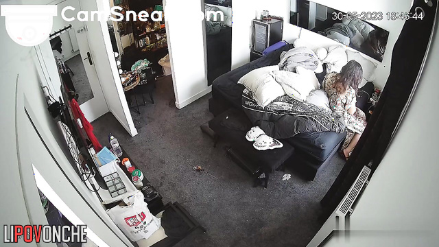 Husband came home from work and his fat-assed wife hugged him