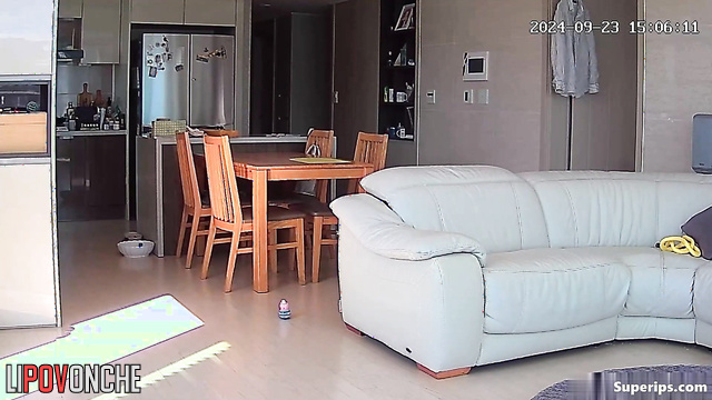 This is just her morning routine before work, look