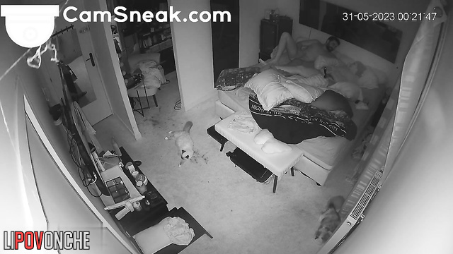 Lean guy fucking his lover after her game with a vibrator