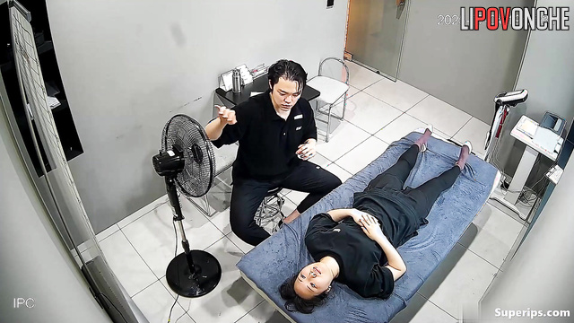 Best service in the osteopathy cabinet / spy camera