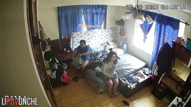 Parents getting dressed for work (morning ruitine), watch