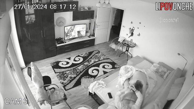 Missionary love instead of tv-watching (hot bedroom video)