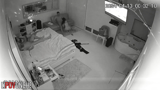 Adult couple changed partners at an interesting party