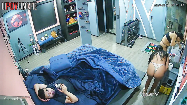 Hot threesome fuck with two hot sluts (gay was delighted)