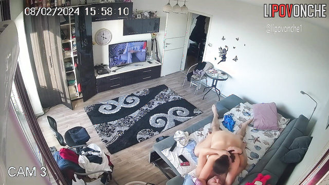 Naked milf making blowjob after breakfast, cool porn