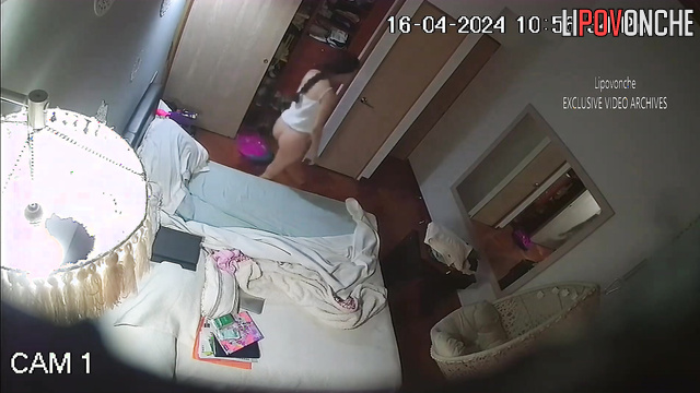 This young girl has lots of sex toys - she is really into pussy play