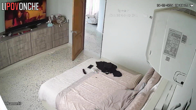 Overweight MILF Walks Naked Around Bedroom And Changes Clothes