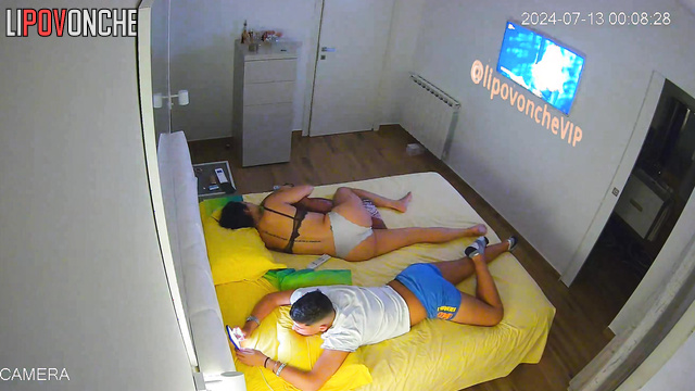 Guy wants to wake up his bitch to fuck her immediately