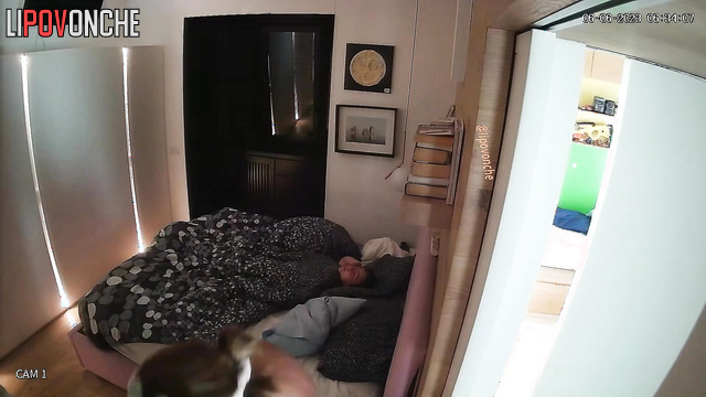 Woman dressing after sex with ex-husband /bedroom video