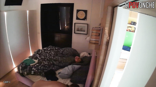 Woman dressing after sex with ex-husband /bedroom video