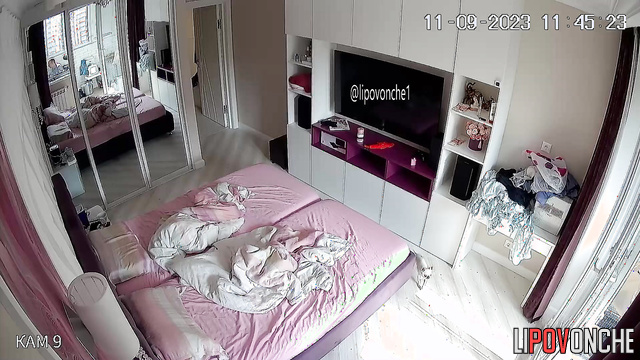 Сouple fools around in the bed and is about to fuck now