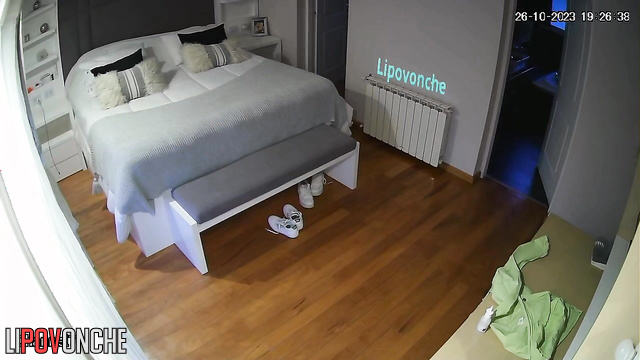 Lesbian couple dressing after long sleep together