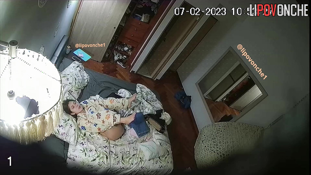 When she has nothing to do she plays with her pussy