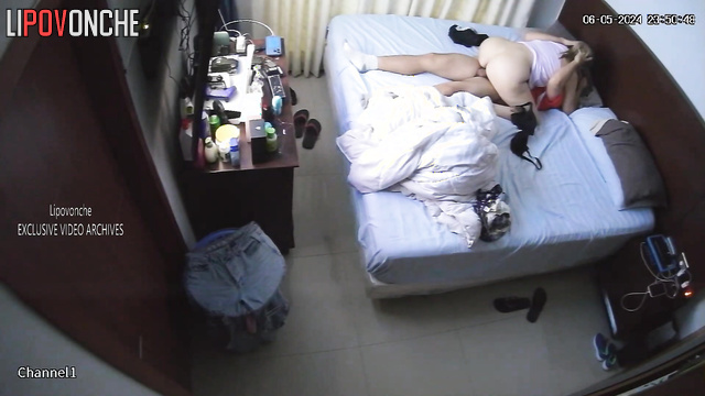 Blonde feeling herself good on a cock her handsome lover