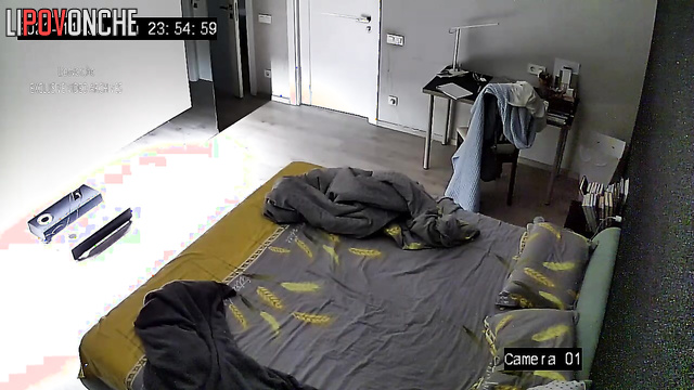 Sudden night sex after hard office day - bedroom video