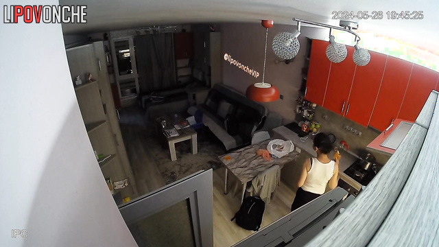 Close relatives are chatting in the living room